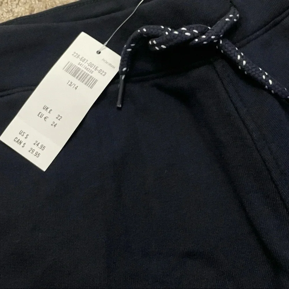 NWT Abercrombie Kids Navy Shorts size 13/14